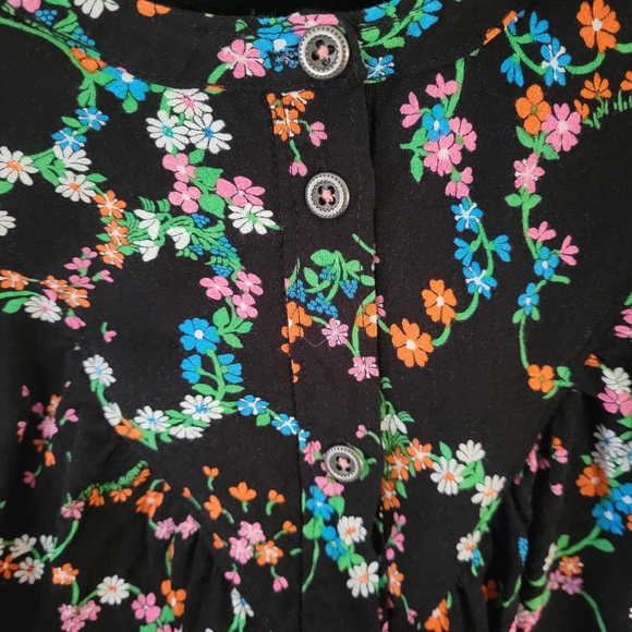 Anthropologie Maeve Avignon Button Up Floral  Blouse Sz S - Picture 5 of 7